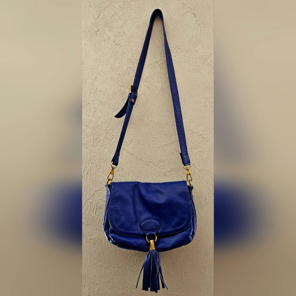 VINTAGE NATURALIZER LEATHER CROSSBODY PURSE